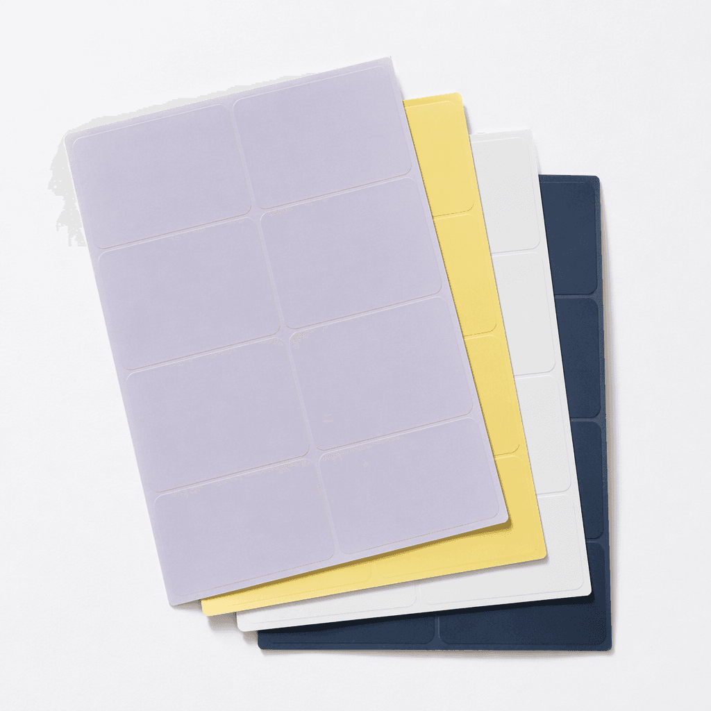 Blank Sticker Sheets (30) — undated planning paper goods